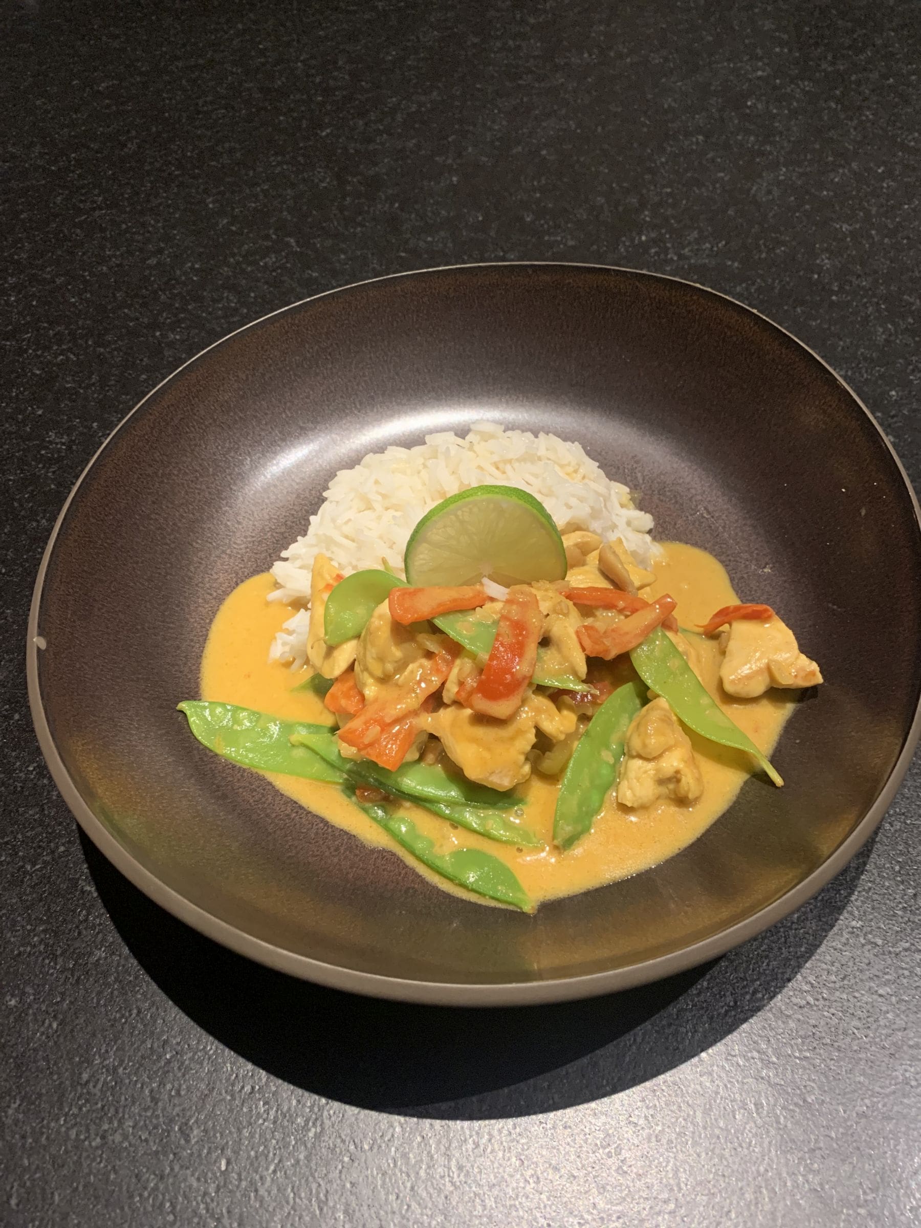 Asia Kokos Curry mit Hühnchen